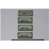 Image 3 : Lot of 4 1967 One Dollar Canadian Bank Notes