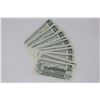 Image 3 : Lot of 10 1973 Uncirculated 1 Dollar Canadian Bank Notes