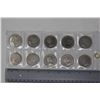 Image 6 : Lot of 10 Various Year Canadian 1 Dollar Coins