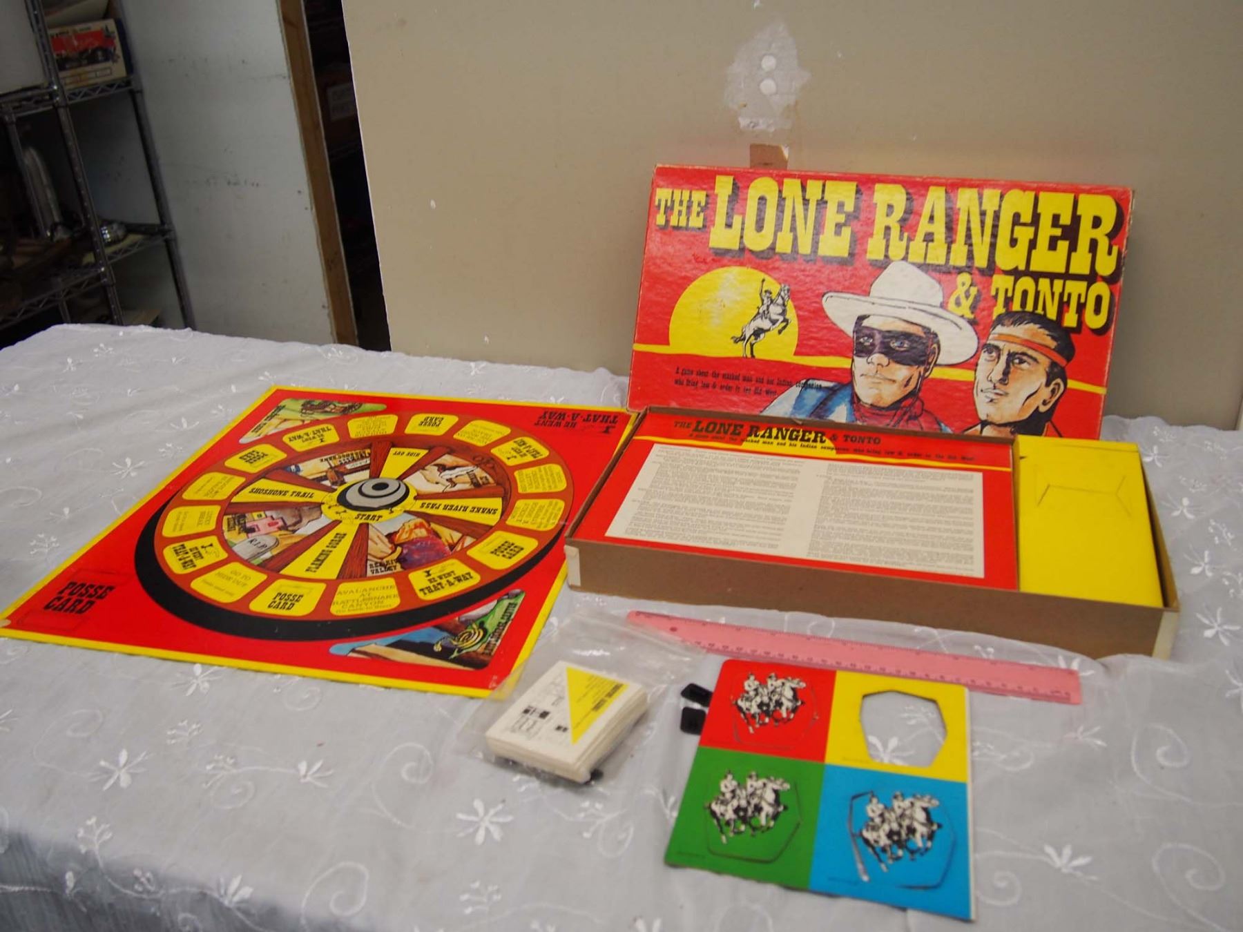 The Lone Ranger & Tonto Board Game