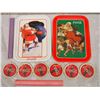 Image 1 : 2 Coke-a-Cola Trays and 6 Coasters