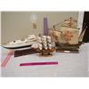 Image 2 : Lot of 3 Vintage Model Ships