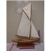 Image 2 : 1 Vintage Model Ship (37" Tall)