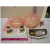 Image 1 : Lot of Vintage Ceiling Light Fixtures (2) and Hanging Plug in Fixture