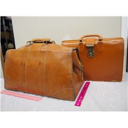 Vintage Briefcase & An Overnite Bag