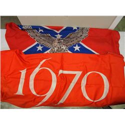 2 Large Flags