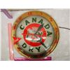 Image 2 : Vintage Double Bubble Glassed Canada Dry Clock (Missing Motor)