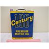 Image 2 : 100 Century Premium Motor Oil Tin (Empty)(2 US Gallons)