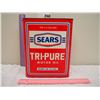 Image 2 : Sears Tri-Pure Motor Oil Tin (Empty)(2 US Gallons)