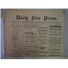 Image 3 : Lot Of Vintage Paper Related (Daily Free Press, 1874 And Texaco Sky chief)