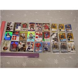 Lot of High End Autographed or Jersey Hockey Cards (27)