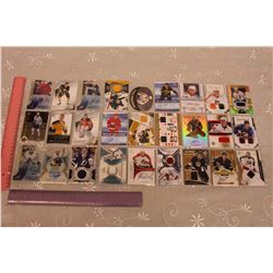 Lot of High End Autographed or Jersey Hockey Cards (27)