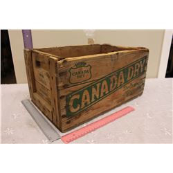 Canada Dry Wooden Crate (18" x 12" x 9")