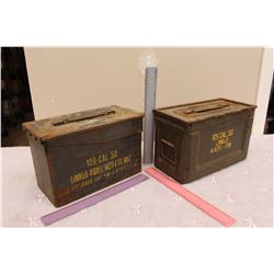 Vintage Ammunition Boxes (2)