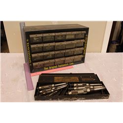 Weather head Tool Box & A Jobborn Angle Blade Adjustable Reamers