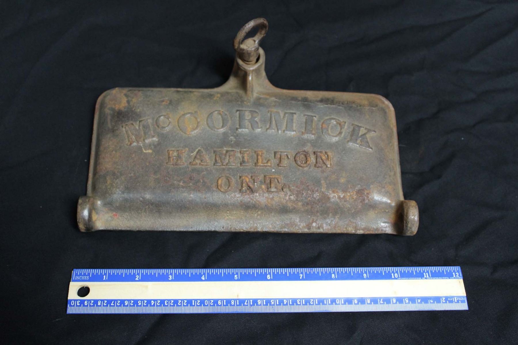 McCormick Cast Iron Tool Box Lid