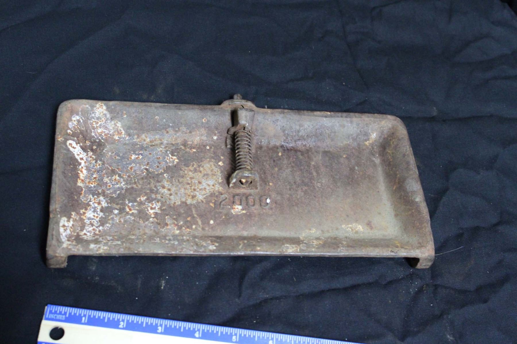 Cockshutt Plow Company Cast Iron Tool Box Lid