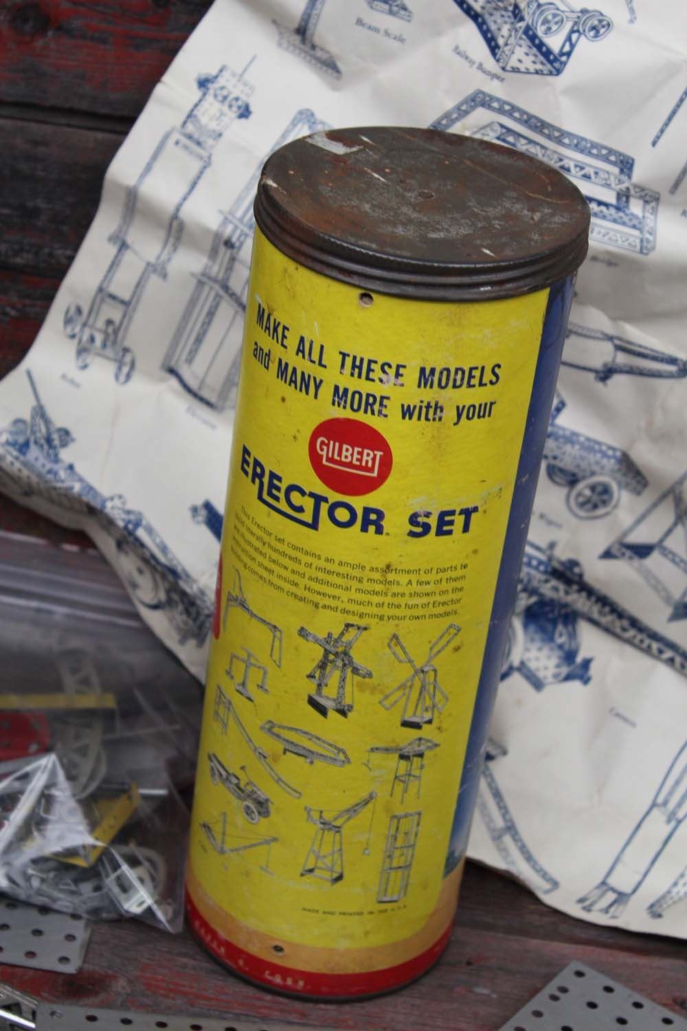 vintage gilbert erector set
