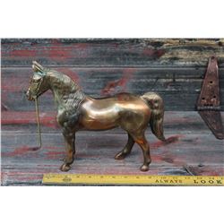 Vintage 9 3/4" Copper Horse Winnipeg