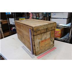 Wooden Egg Crate, Ungraded Eggs, Manitoba