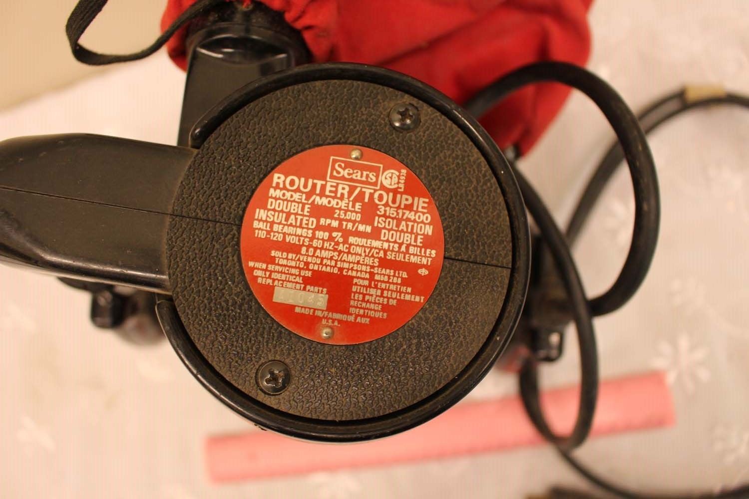 Craftsman, Sears, Super Router