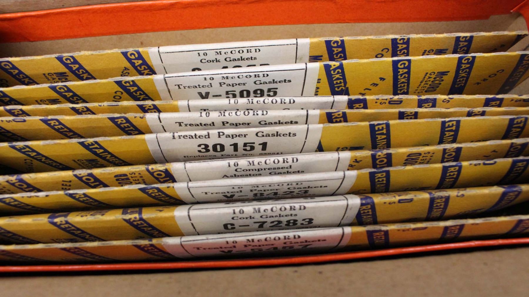 Box Full Of McCord Gaskets
