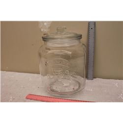 5 Cent Salted Peanut Glass Jar