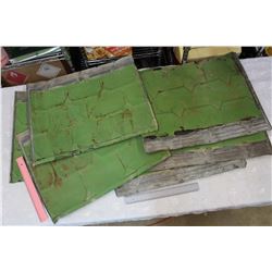 Tin Ceiling Tiles (SOLD 6 TIMES THE MONEY)