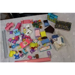 Lot Of Doll Furniture And related