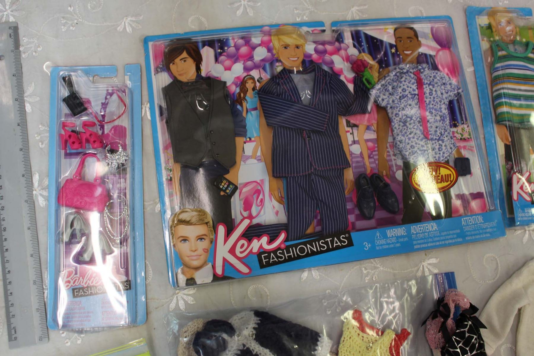 Lot Of Barbie And Ken Clothes And Accessories