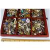 Image 3 : Wood Box & Jewelry Lot