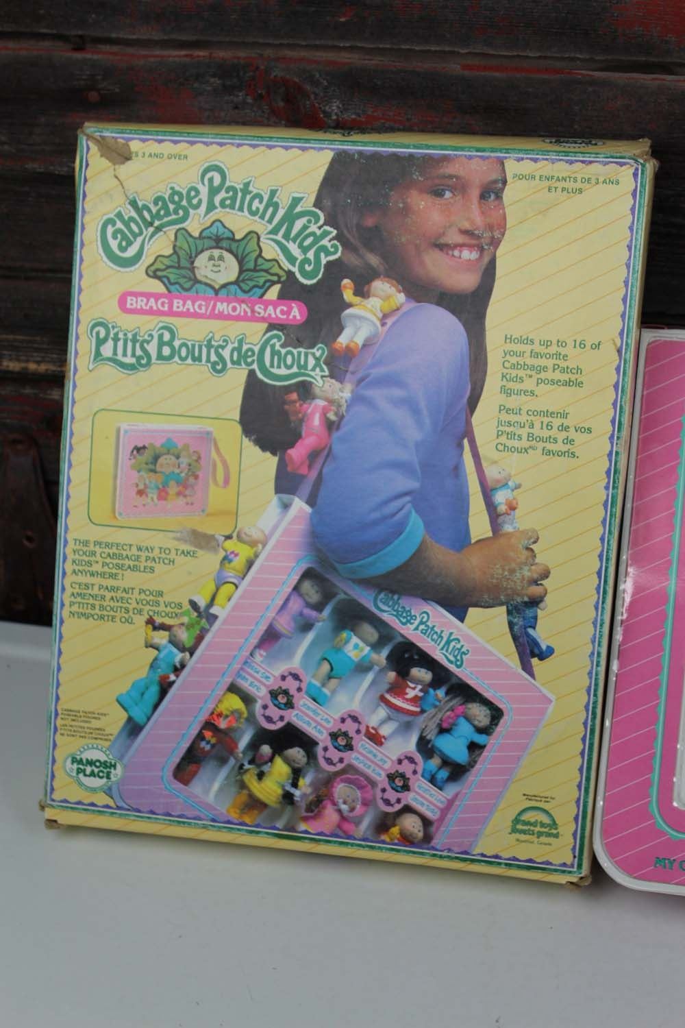 1984 Cabbage Patch Kids Brag Bag With Original Box