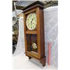 Image 3 : "Old Timer" 31 Day Clock (Complete w/Key)(Walnut Case, Works)