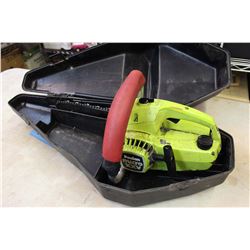 Poulan Micro XXV Gas Fueled Chain Saw w/Case