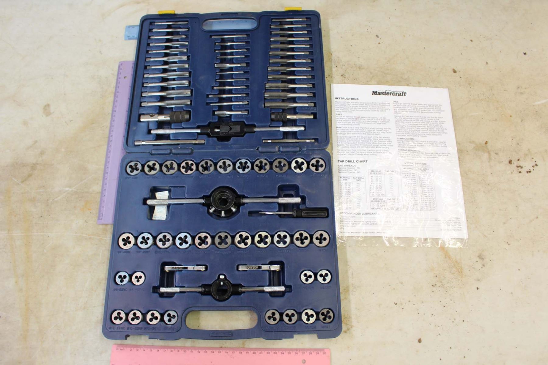 MasterCraft Tap and Die Set