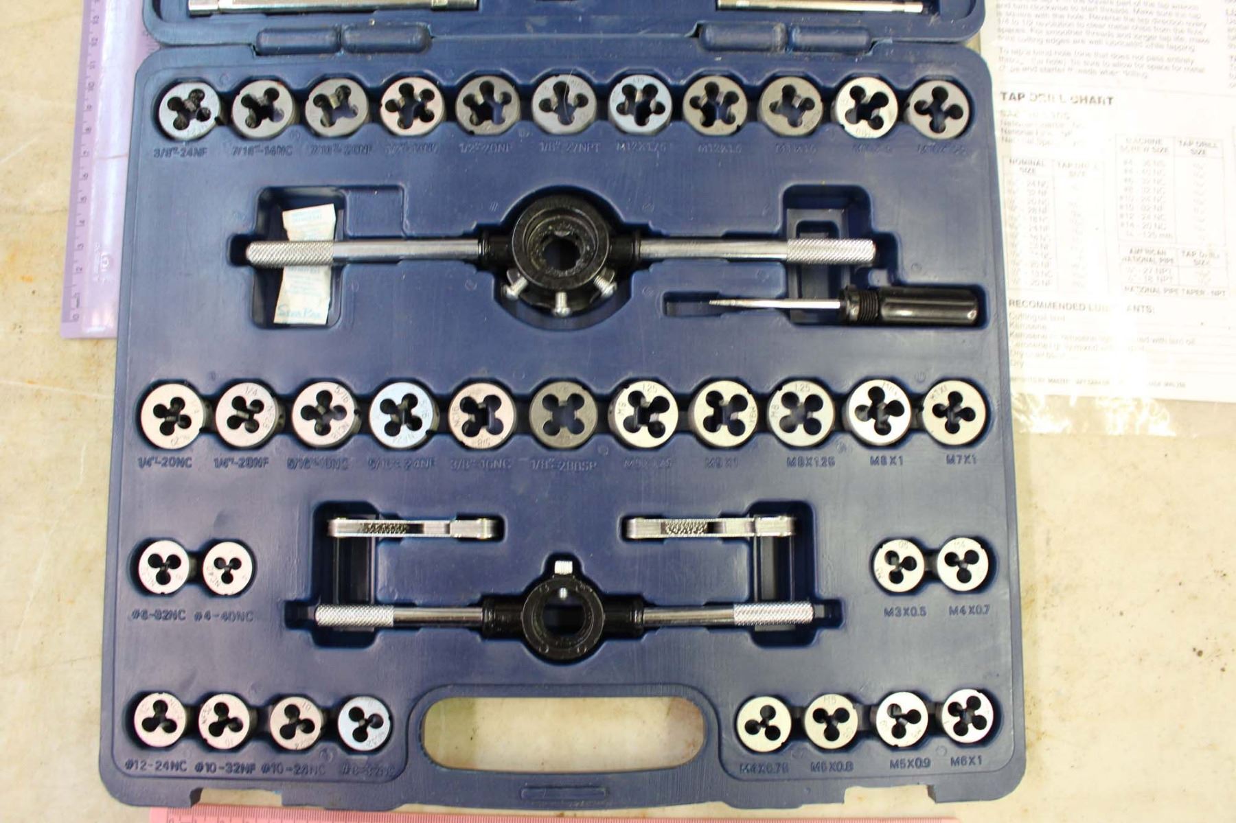 MasterCraft Tap and Die Set