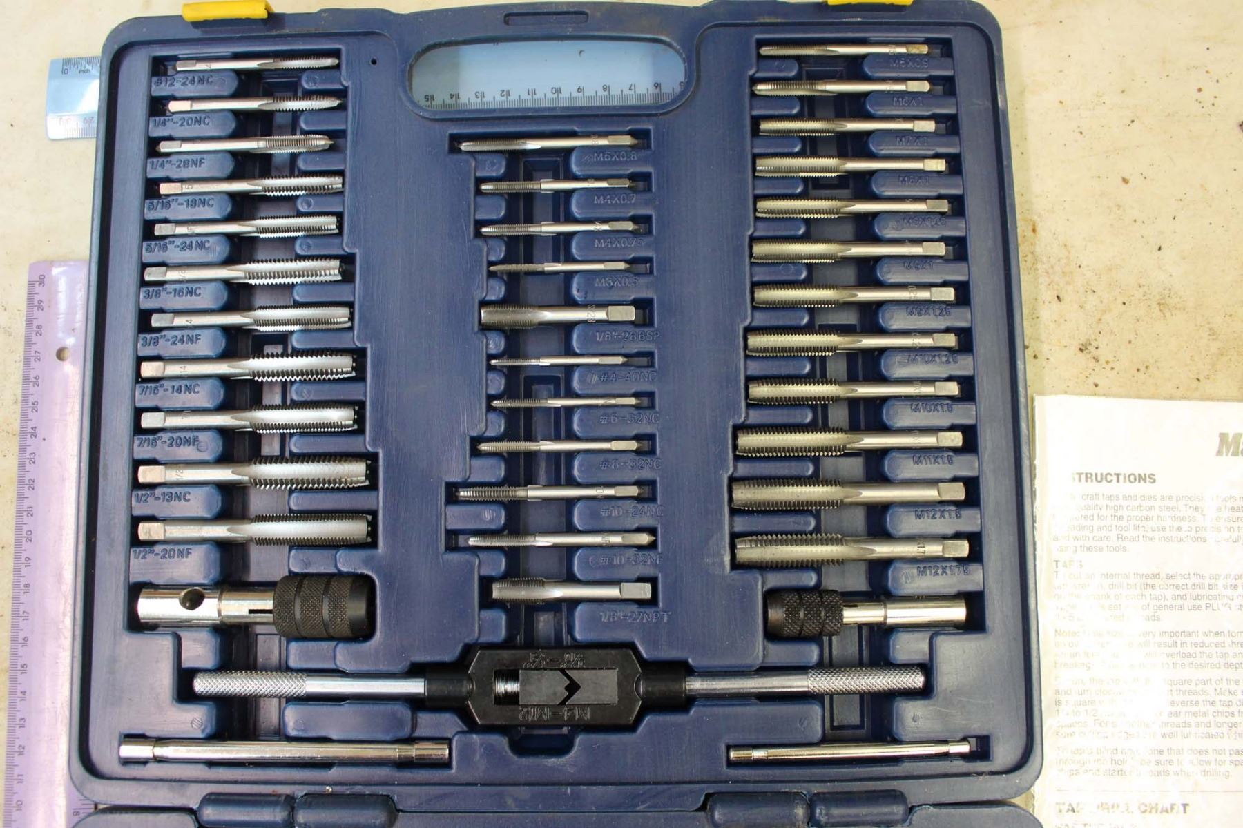 MasterCraft Tap and Die Set