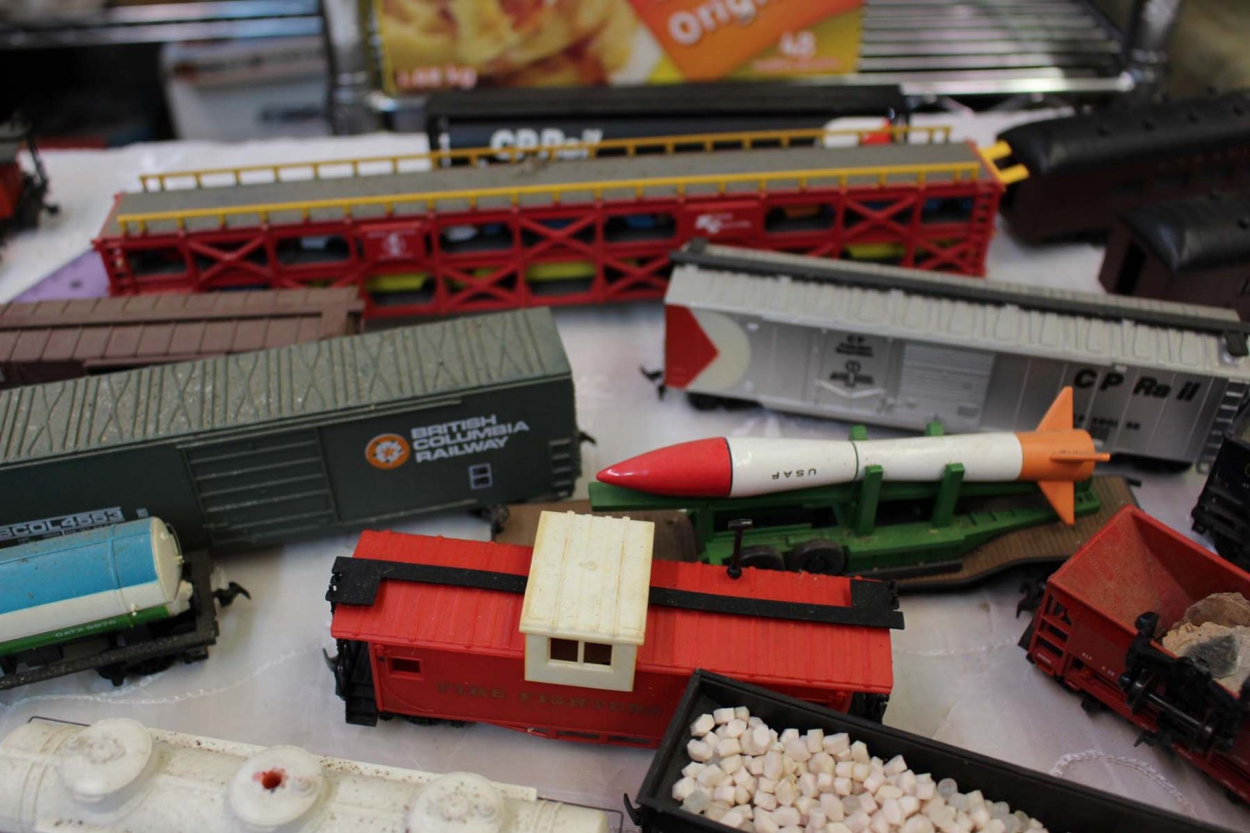 Lot of Railway Toy Trains & Cars