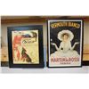 Image 1 : Vintage Advertising Framed Pictures (2)(25" x 21")(28" x 20.5")