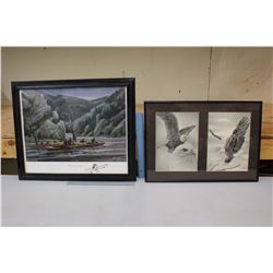 First Nations Framed Artwork (3 Pieces)