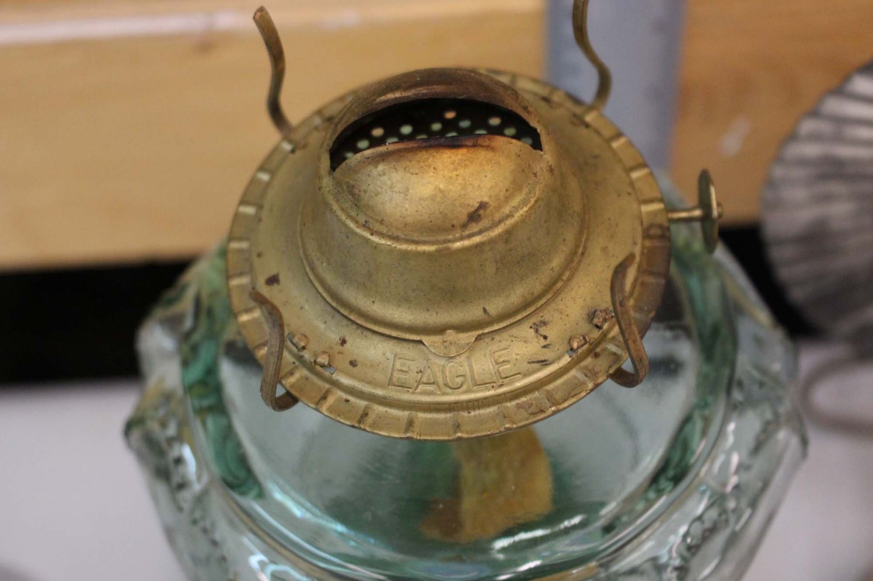 Vintage 2 Coal Oil Lamps (2)(1 Reflection Type)