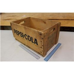 Pepsi-Cola/Canada Dry Wooden Crate (19" x 12" x 10")