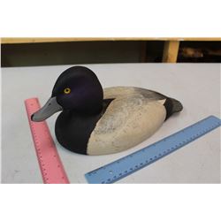 Hand Carved Bluebill Duck- By Joanne Crokam