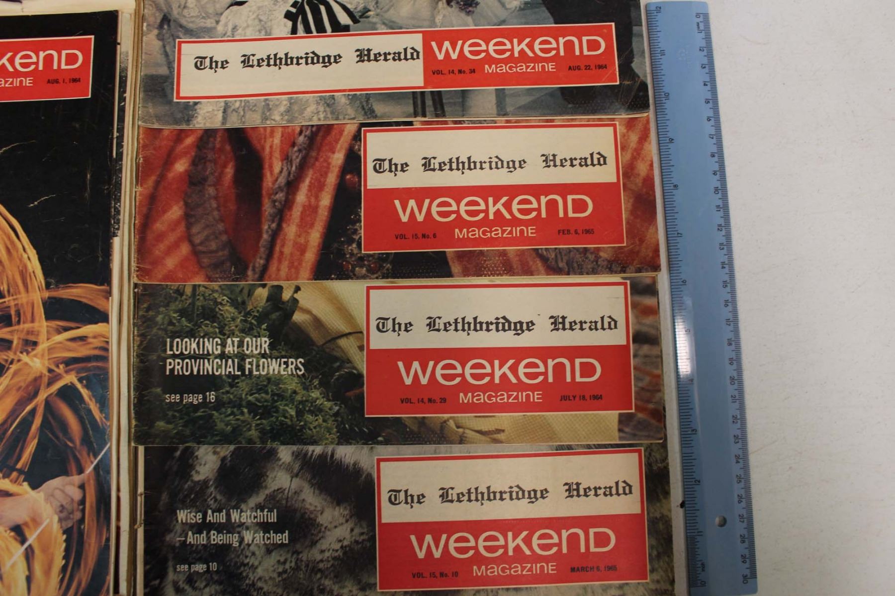 Lot of Vintage Weekend Magazines