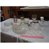 Image 1 : Lot Of Vintage Clear Glassware