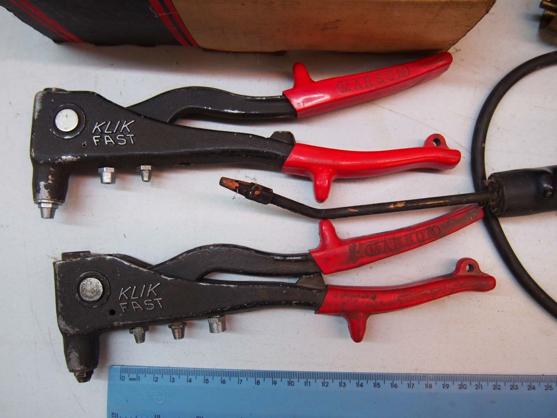 Lot of Unused Rivets, Riveting Tools and Other