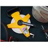 Image 2 : Lot of Tools: A Chain, 30m Measuring Tape, Etc