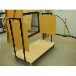 Custom Made Heavy Duty 48" Material Cart