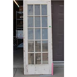 79" x 30" Wooden Door