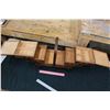 Image 2 : Wooden Fold Out Container w/Compartments